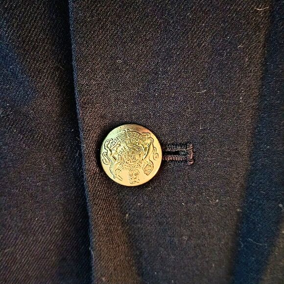 J.Crew Navy Wool Blazer Gold Buttons Lined Women’s - Size 10 - Picture 12 of 12